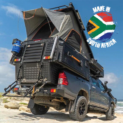 Alu-Cab Khaya Camper Family Unit, black