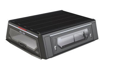 Alu-Cab Canopy Alu-Cab Canopy "Contour" For Toyota Hilux Revo 2016+ X/Cab With Windows