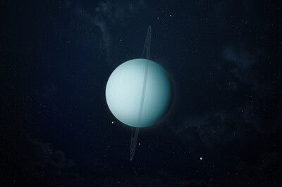 Uranus Planetary Candle