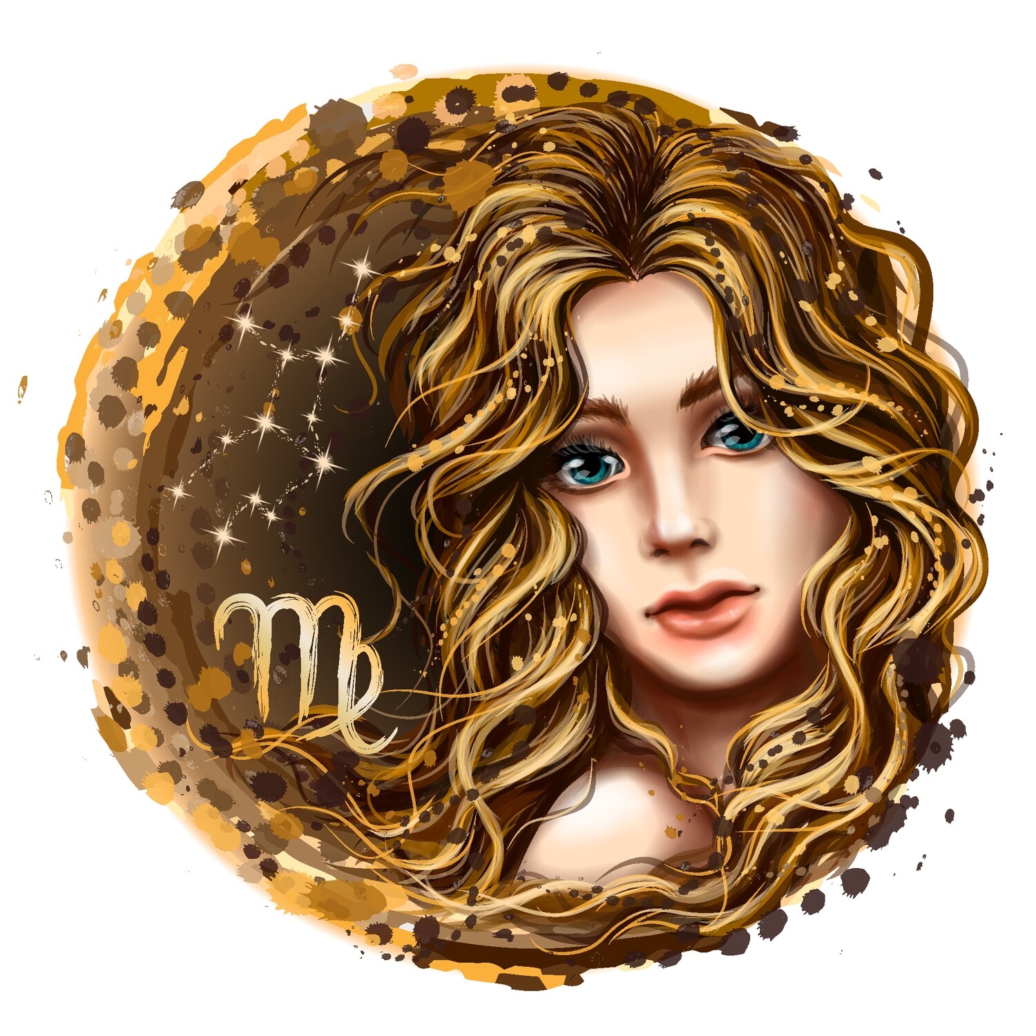 Virgo Zodiac Candle