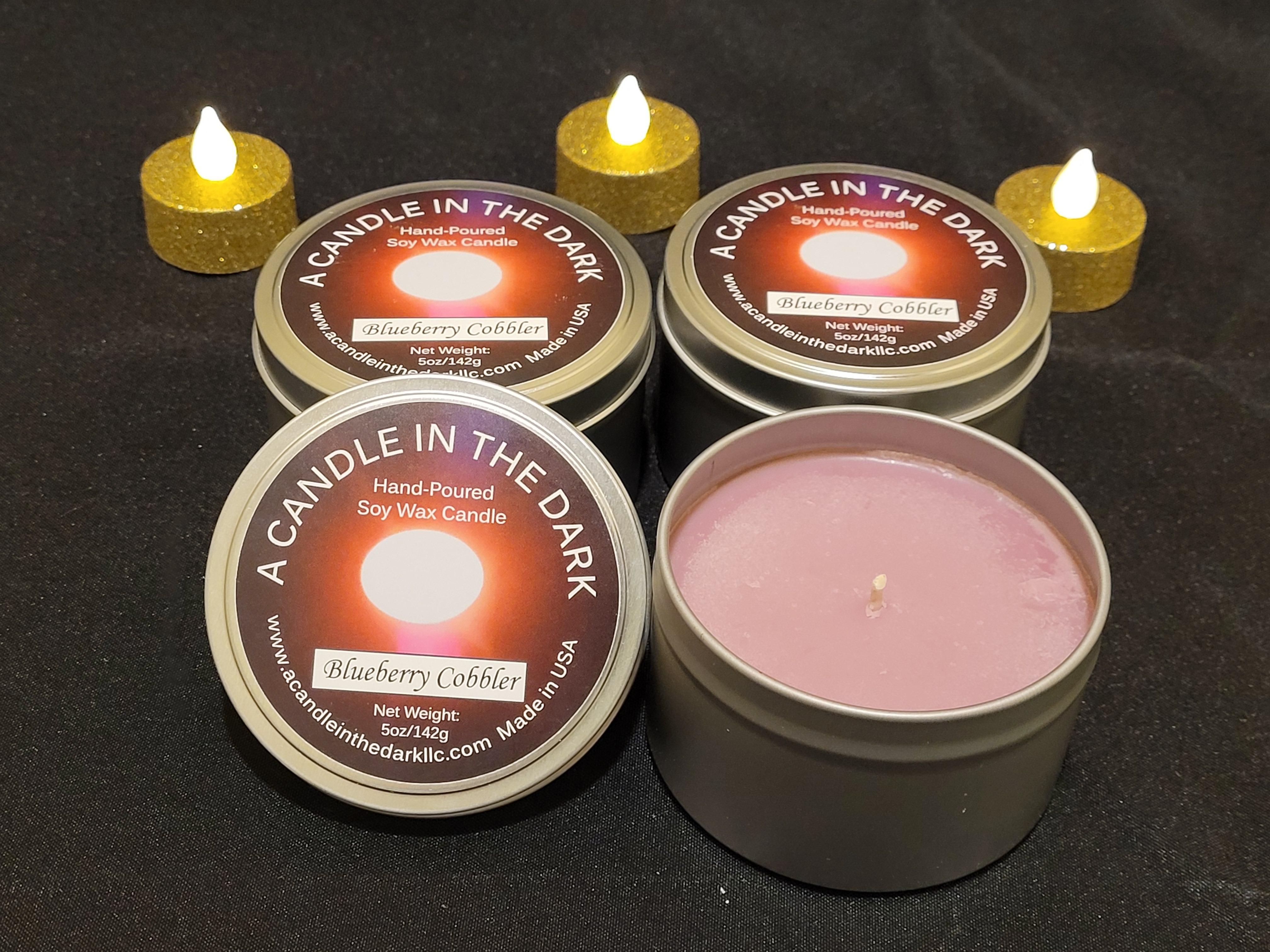 Blueberry Cobbler Scented Soy Candle – Gnome Hollow Candles