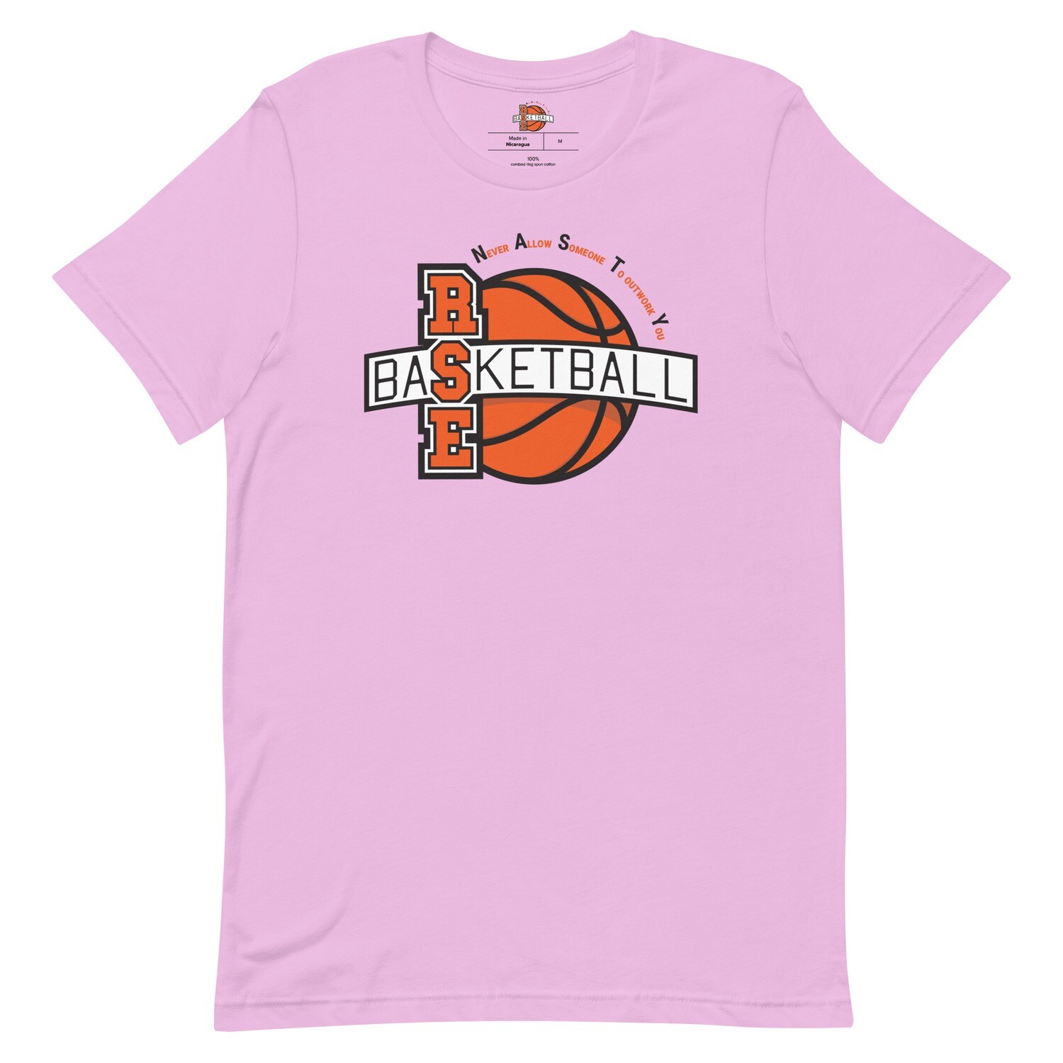 RSE Basketball | T-Shirt | Light Colors, Color: Lilac, Size: S