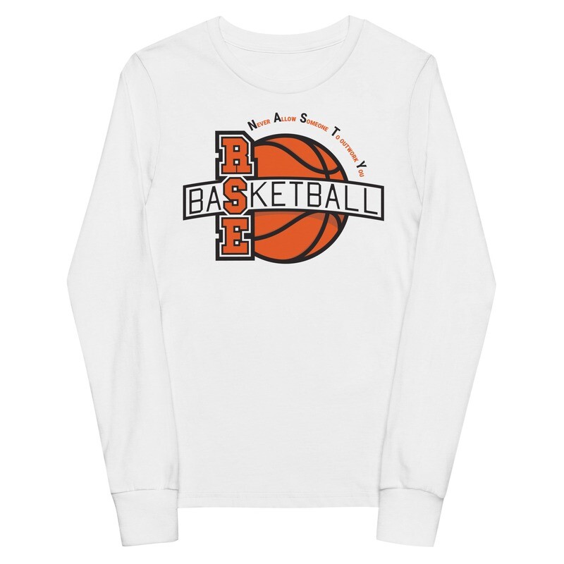 RSE Basketball | Youth Long Sleeve Tee | Light Colors