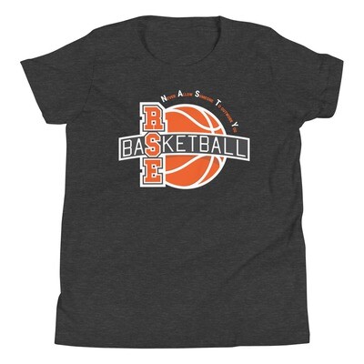 RSE Basketball | Youth Short Sleeve T-Shirt | Dark Colors