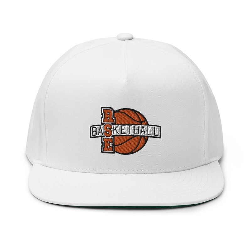 RSE Basketball | Flat Bill Snapback | White