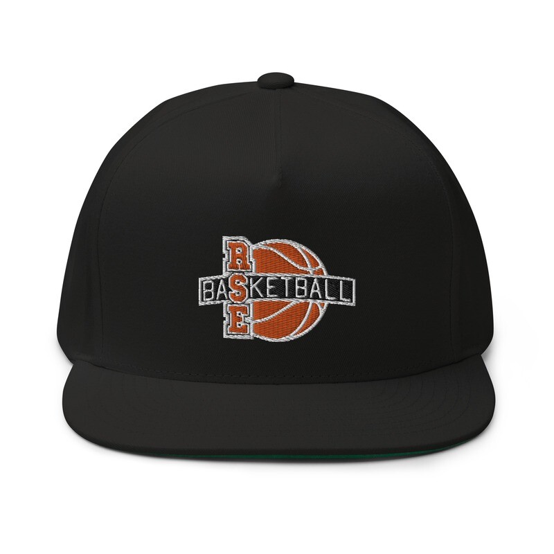 RSE Basketball | Flat Bill Snapback | Black