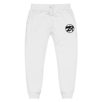 ZR Brand Fleece Sweatpant Joggers | Black Logo Embroidered
