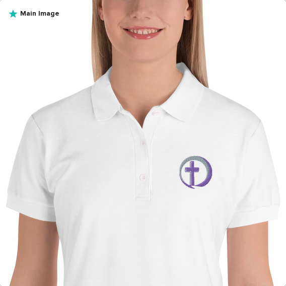 Embroidered Women's Polo Shirt