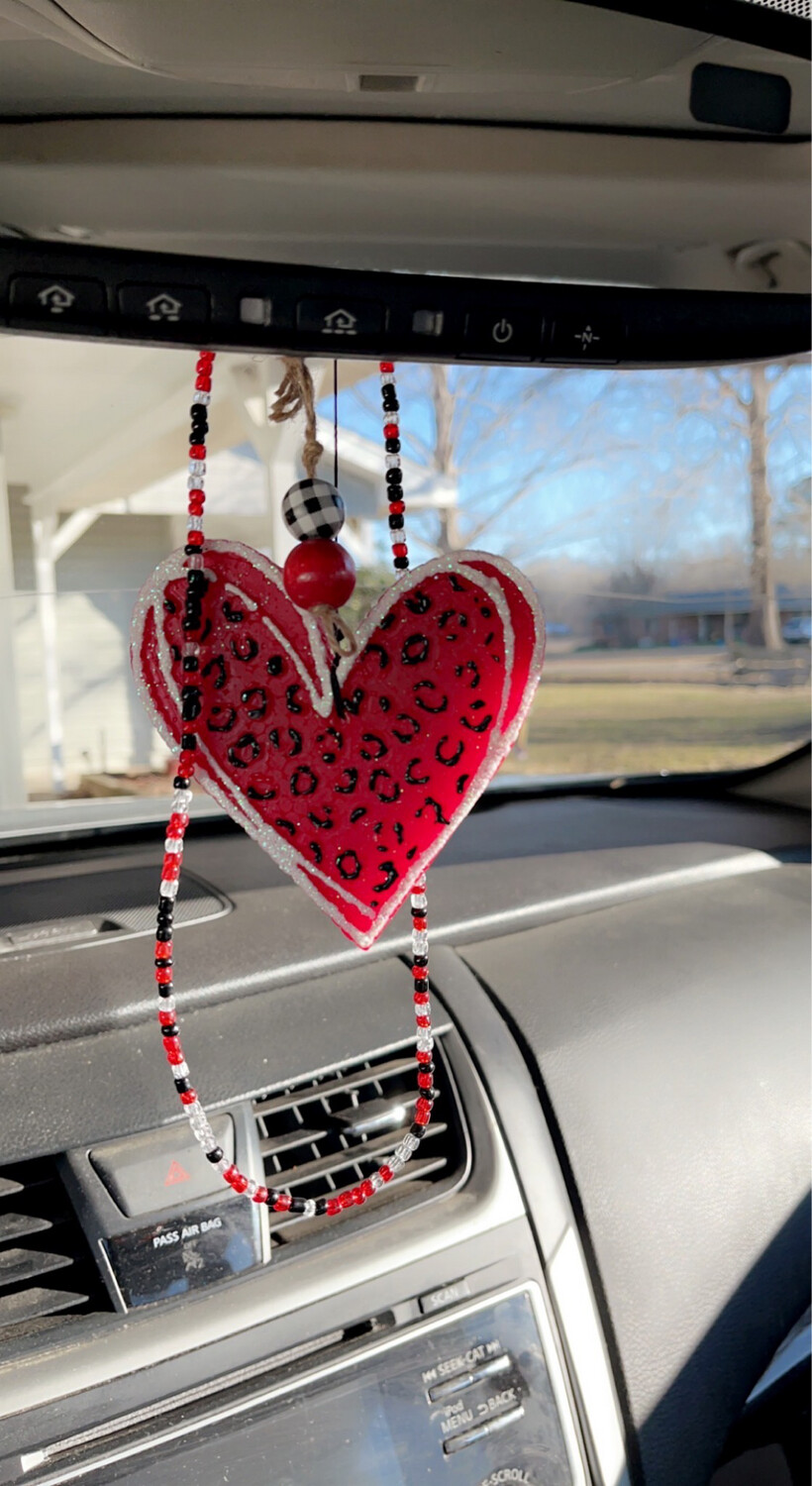 Leopard Heart Freshie♥️