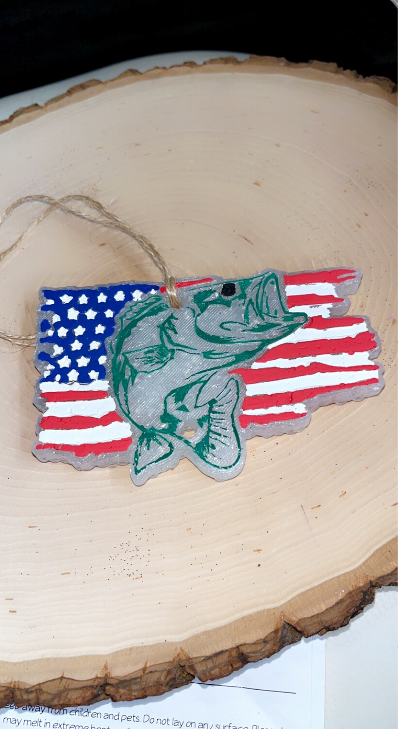 Flag &amp; Fish Freshie