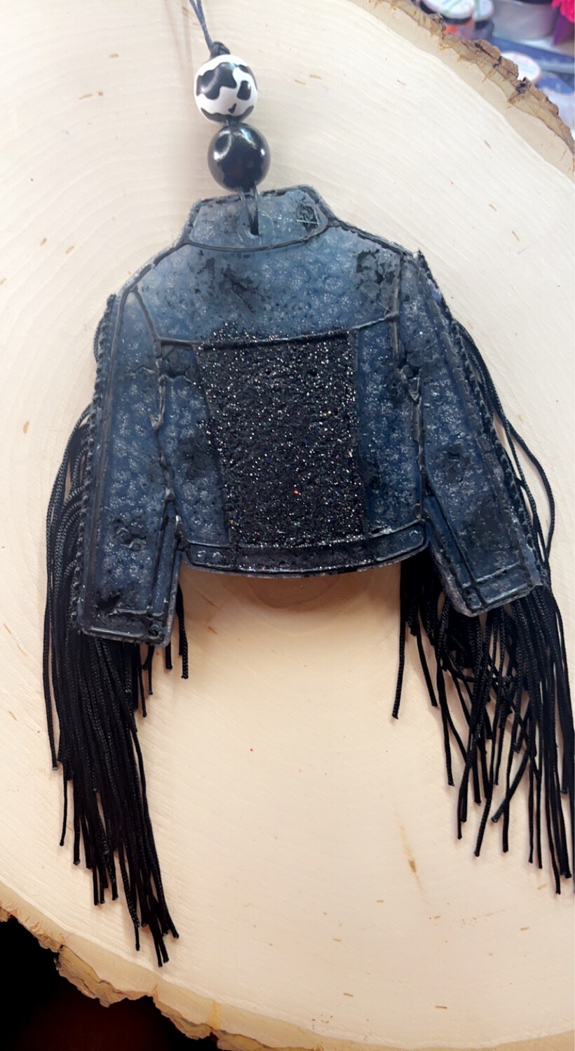 Jean Jacket Freshie With Fringe