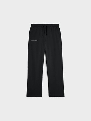 loose track pants - black