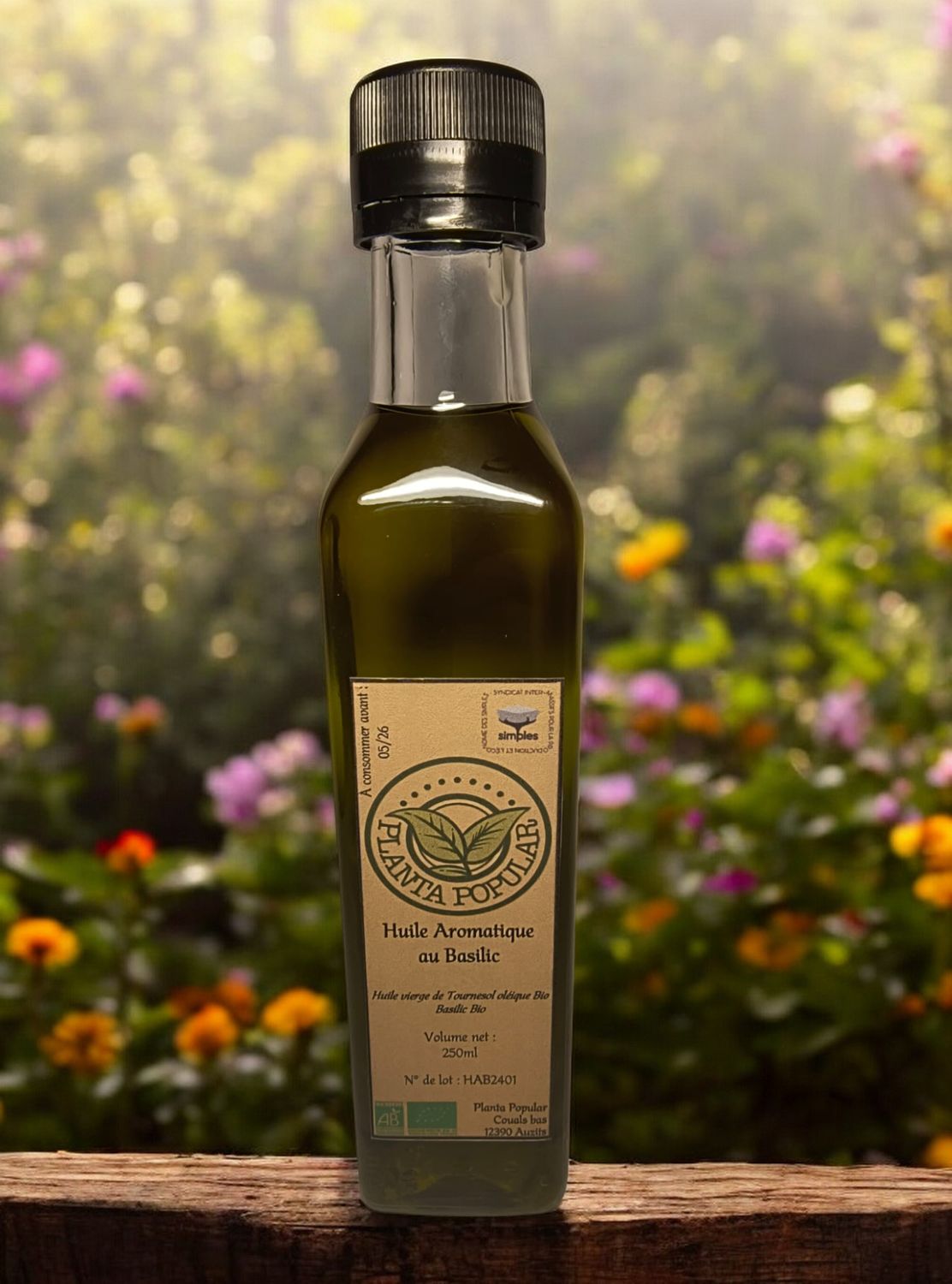 Huile aromatique au Basilic