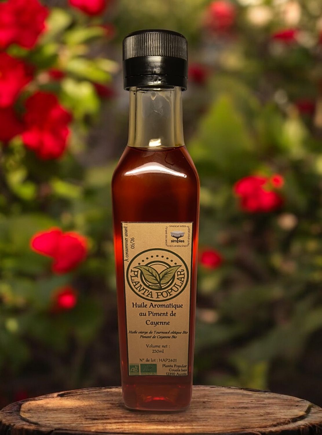 Huile aromatique au Piment de Cayenne