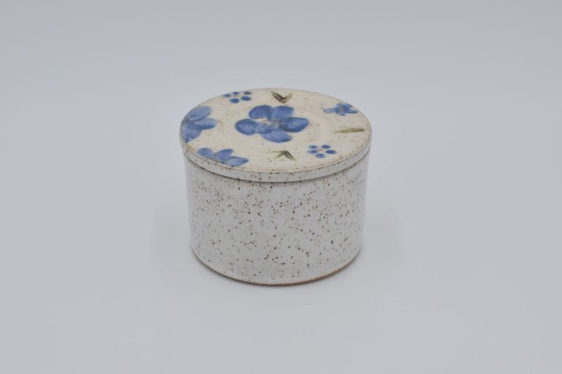 Hand Painted French Butter Dish
