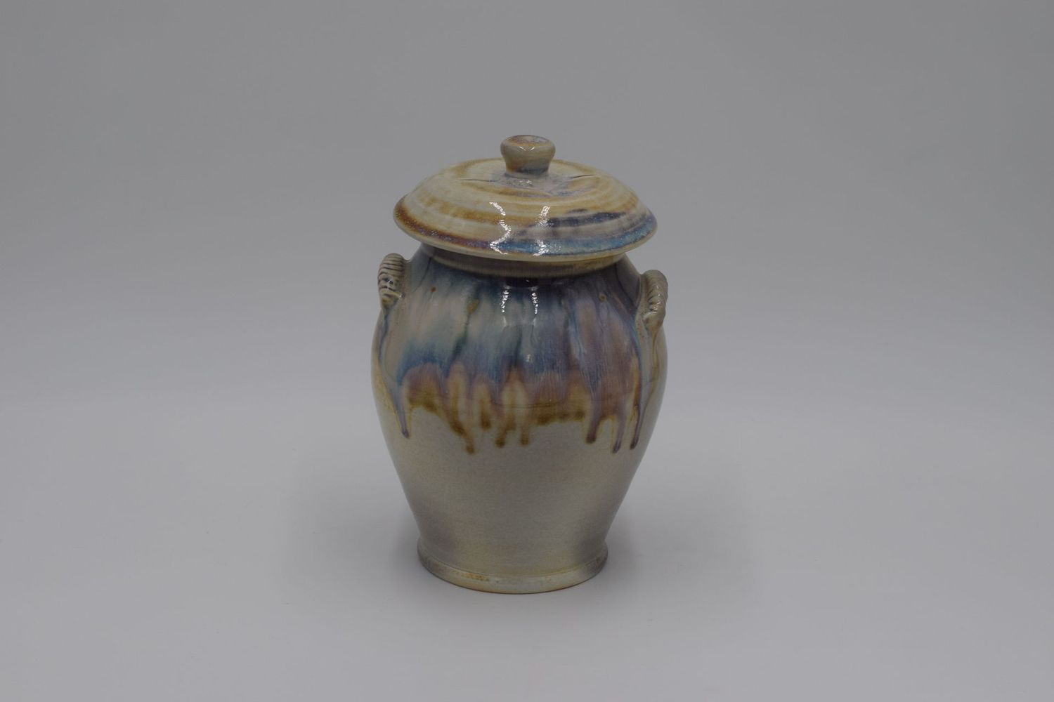 Woodfire lidded jar