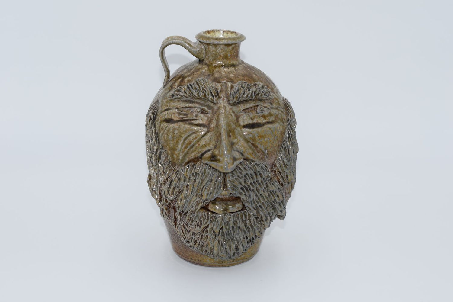 Woodfire face jug
