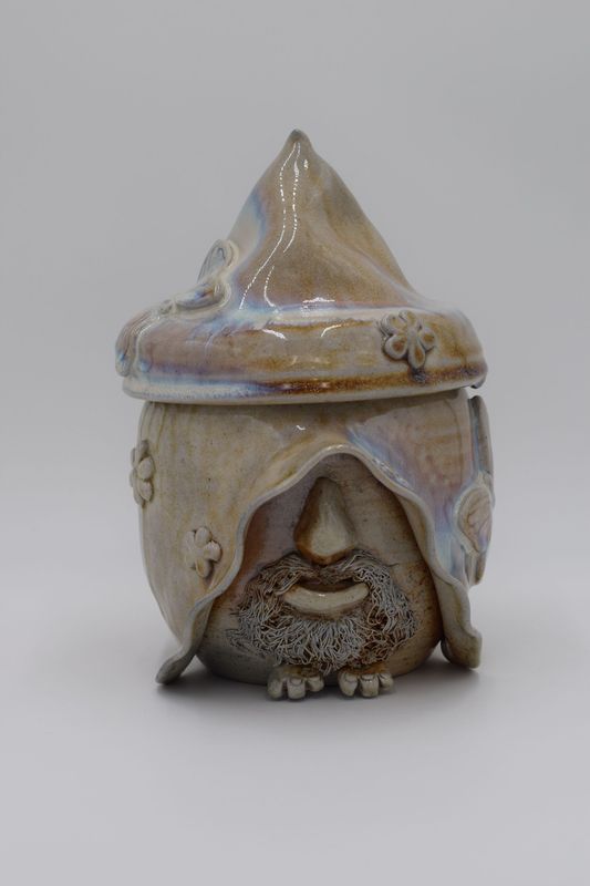 Butterflies & Flowers Gnome Woodfire Jar