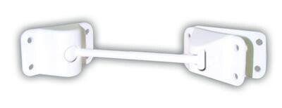 Door Catch Ball End Style 6in Polar White