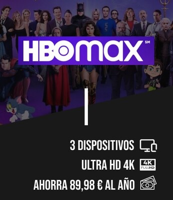 Suscripción HBO MAX 1 año