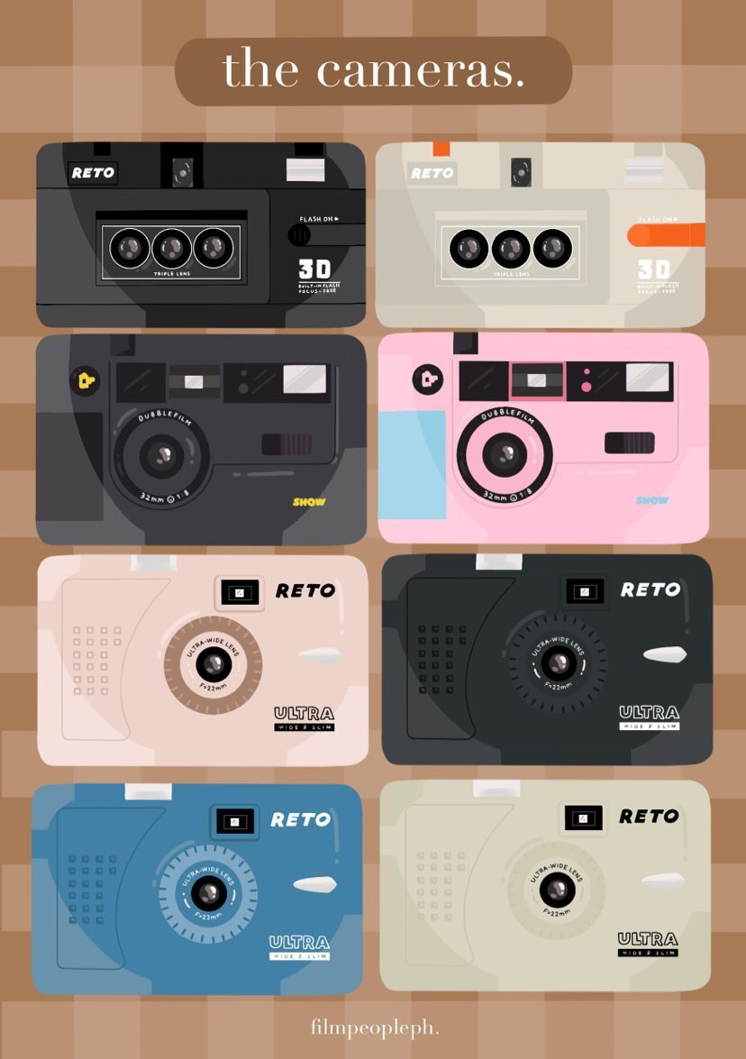 Camera Collection Sticker Sheet