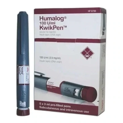 Humalog Insulin KwikPen (5 pens) by Lilly