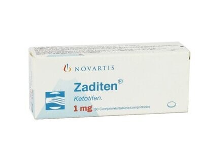 Buy Zanditen (Ketotifen) 1mg by Novartis