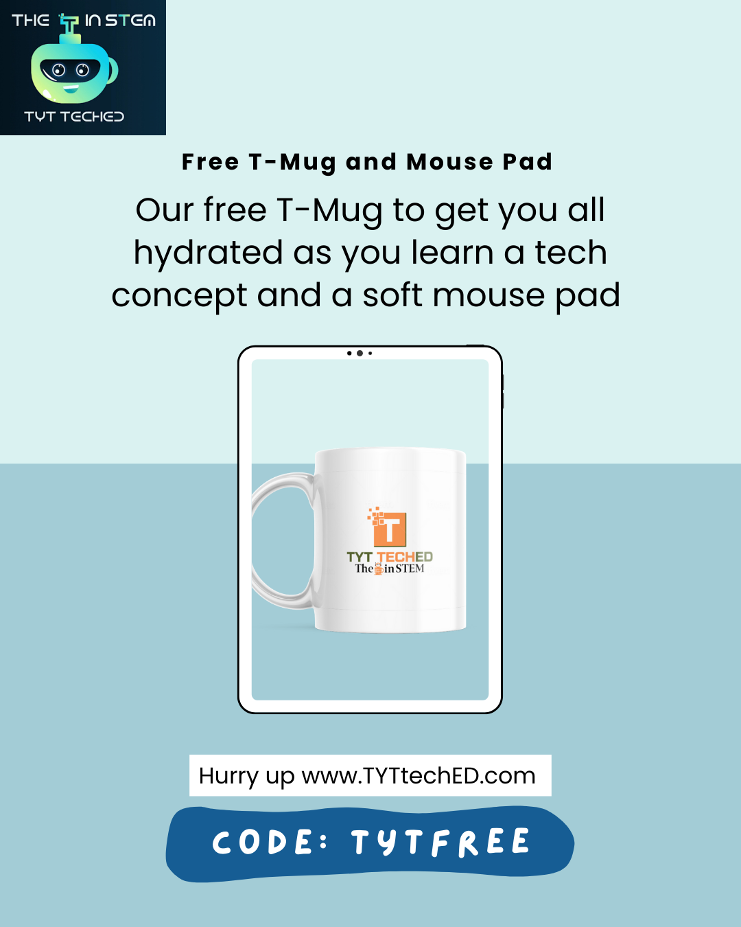 Free T-Mug & Mouse Pad