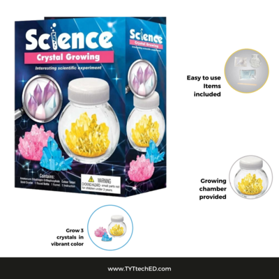 Crystal Growing Science Experiment Kit