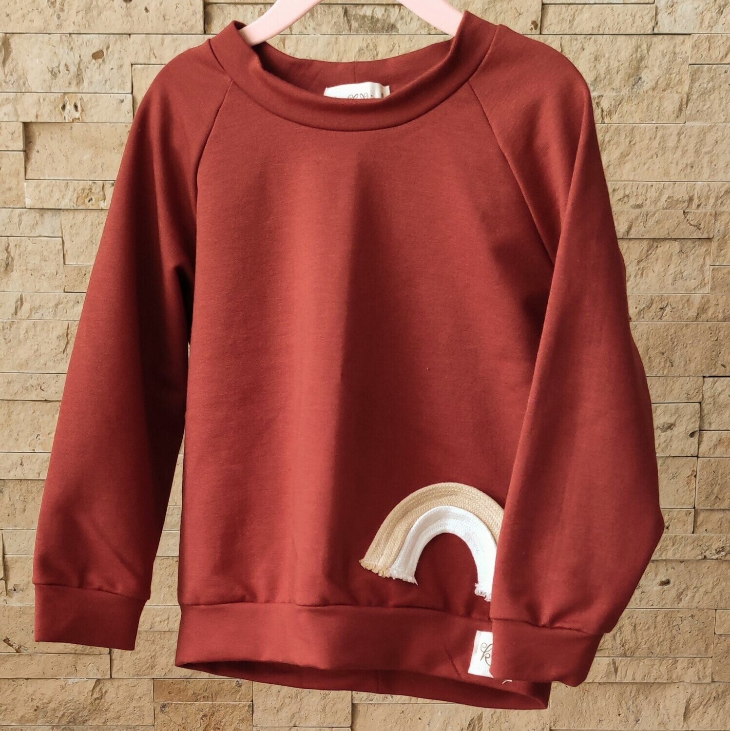 (Sofortkauf) Raglan - Rainbow Rostbraun - Gr. 98/104