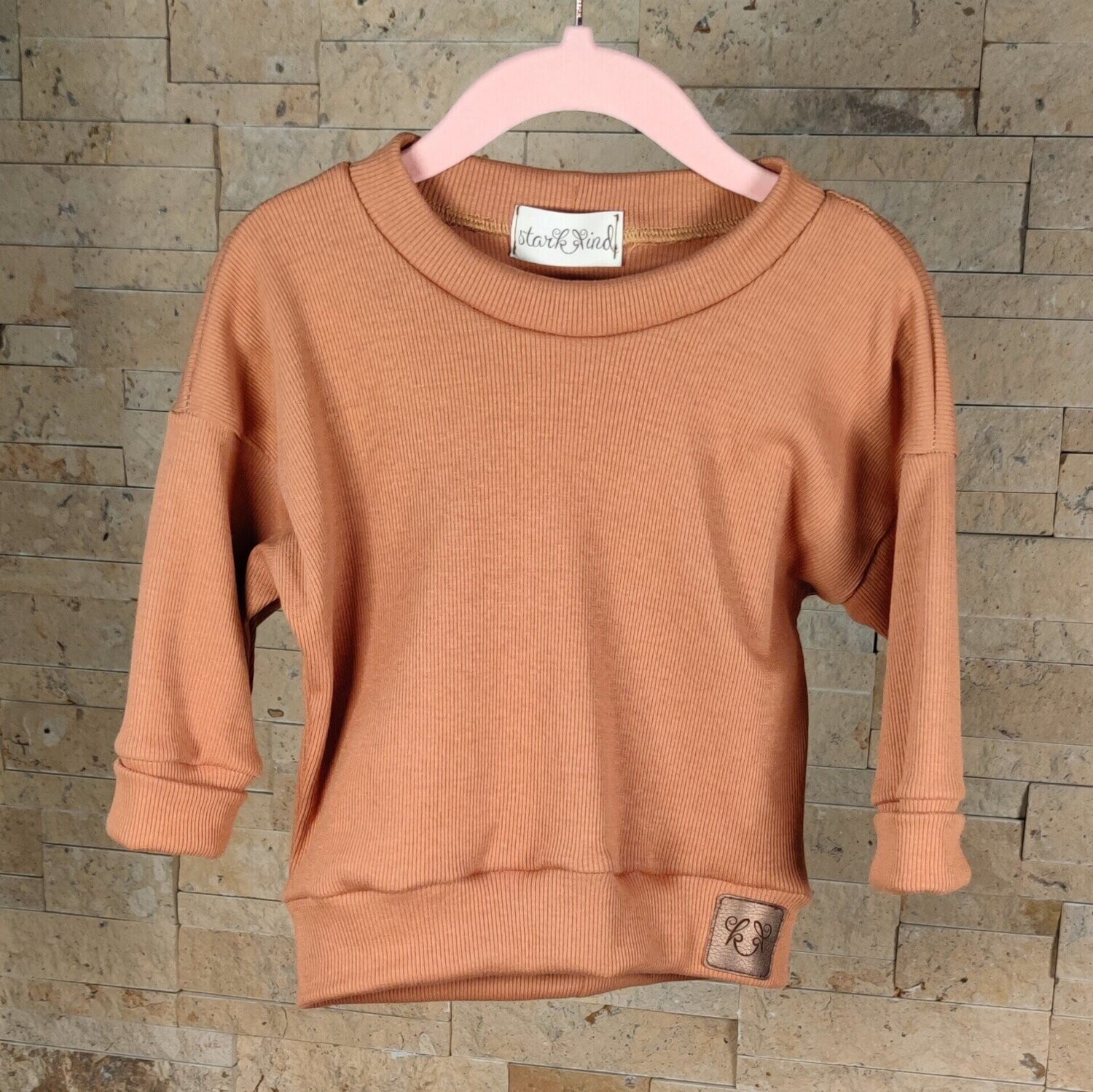 Rib Pullover - Pecan