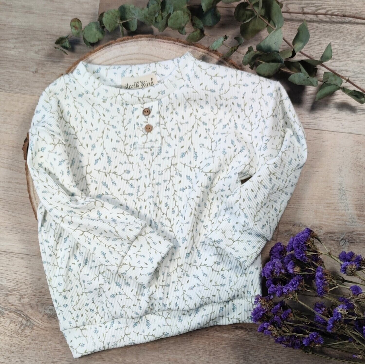 Rib Jersey Pullover - Little Blueberry - Gr. 98/104