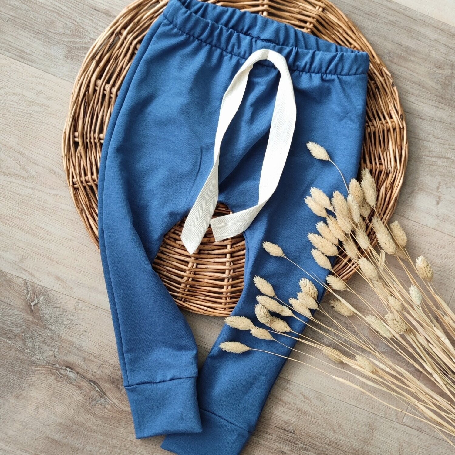 Pants - French Terry Dusty Blue