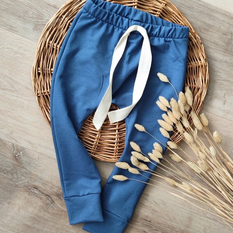Pants - French Terry Dusty Blue