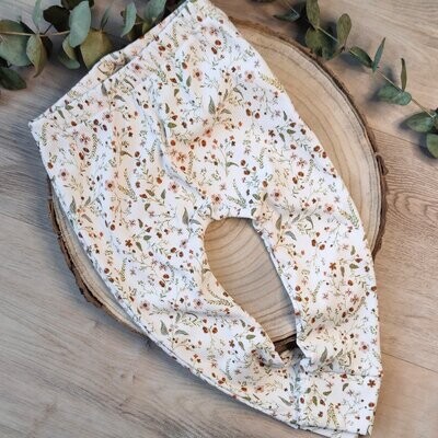 Rib Pants - Little Flower