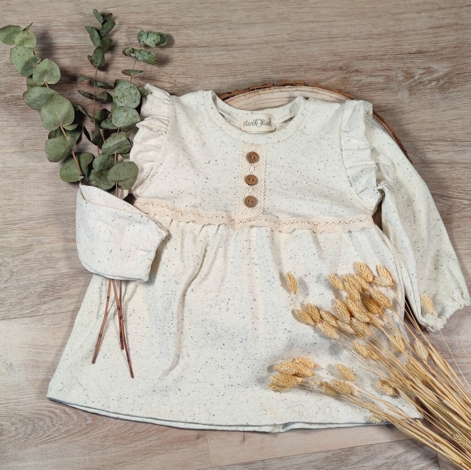 Tunika - Konfetti beige