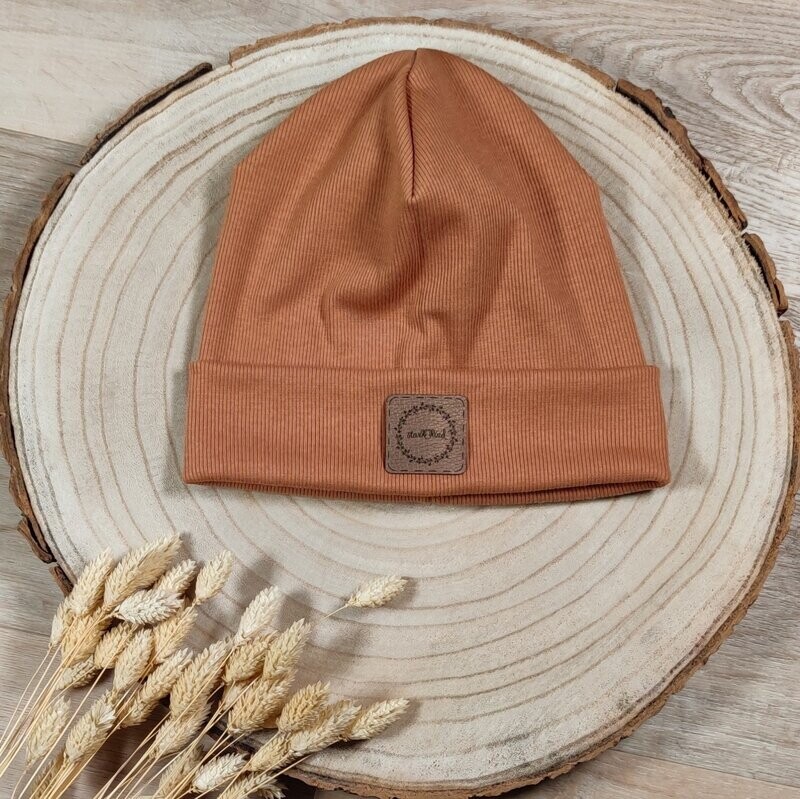 Rib Mütze - Pecan - Kopfumfang 42-44 cm