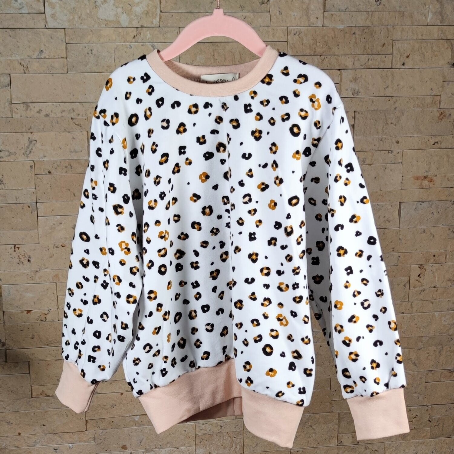 Chunky Soft Sweat Pullover - Leo 