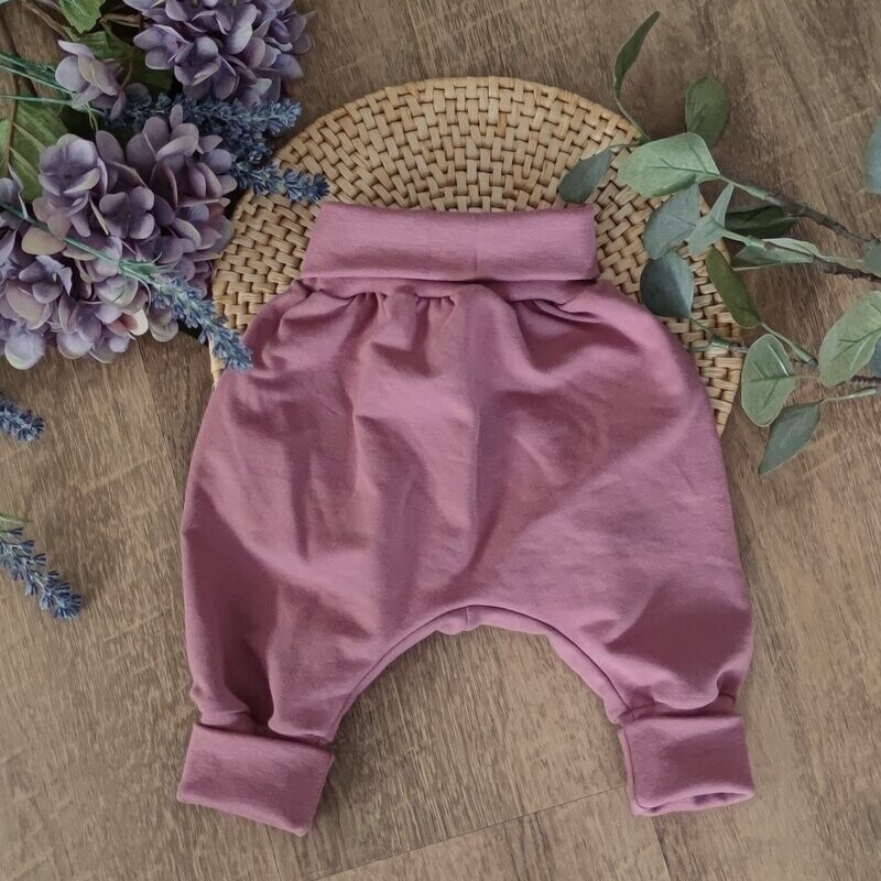 (Sofortkauf) Mitwachshose Soft Sweat - Mauve - Gr. 50/56