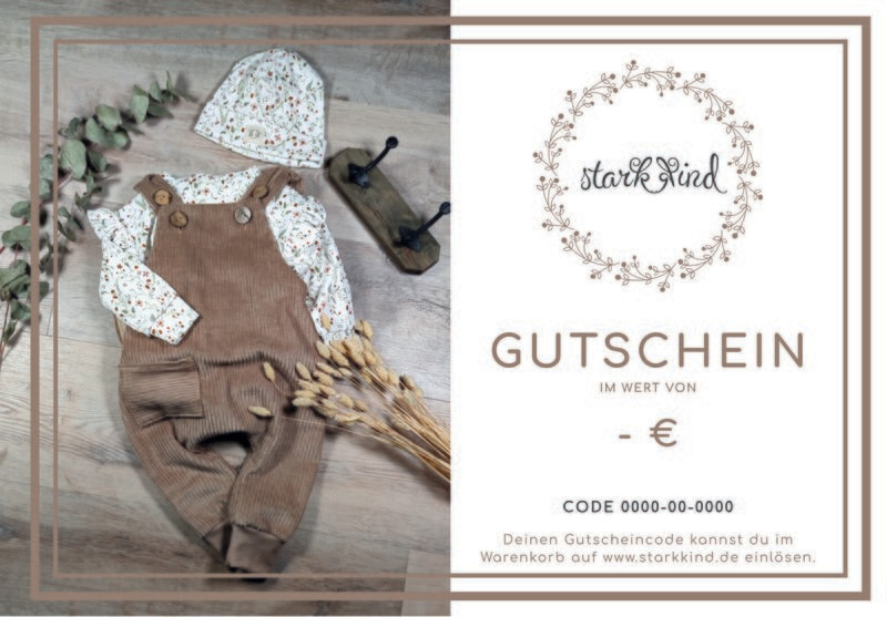 Digitaler Geschenkgutschein - Handmade
