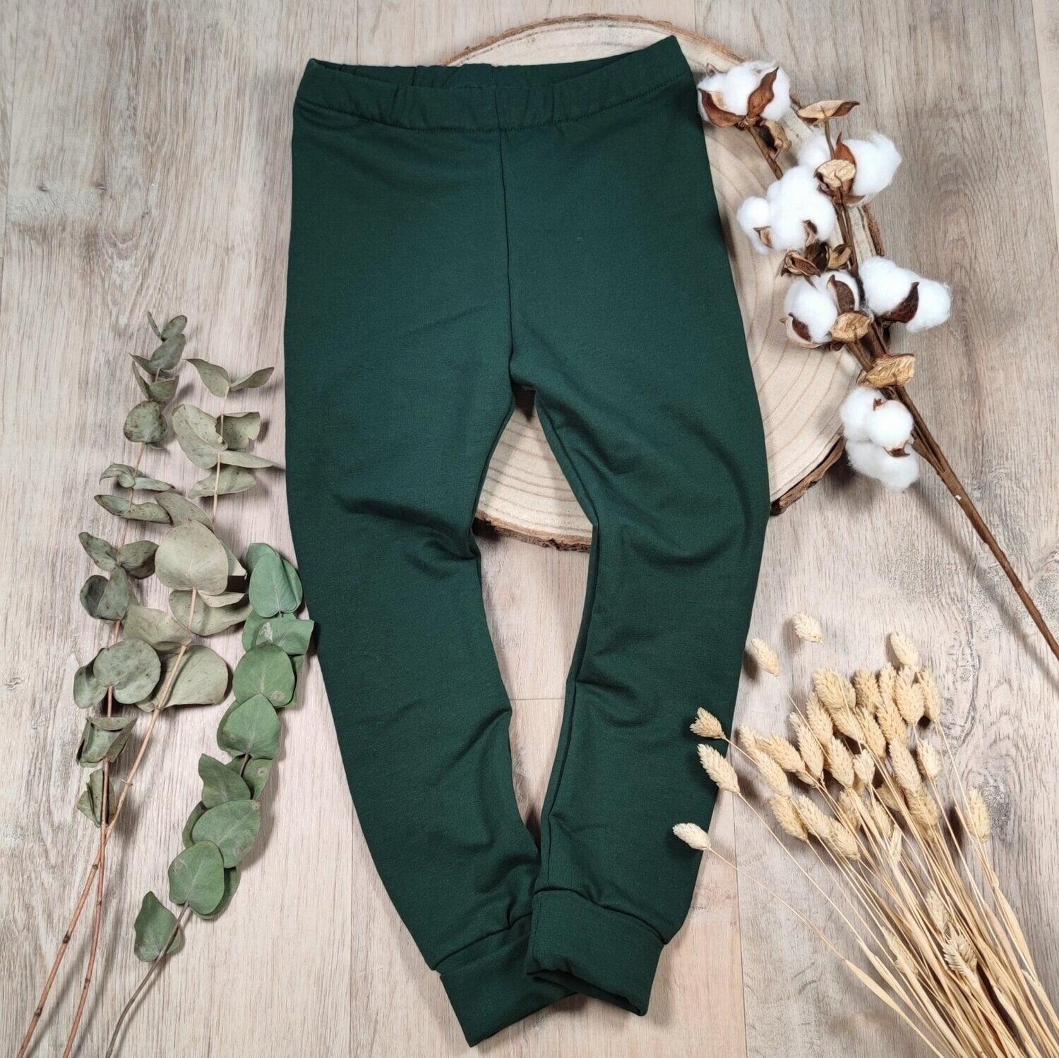 Leggings - French Terry Tannengrün
