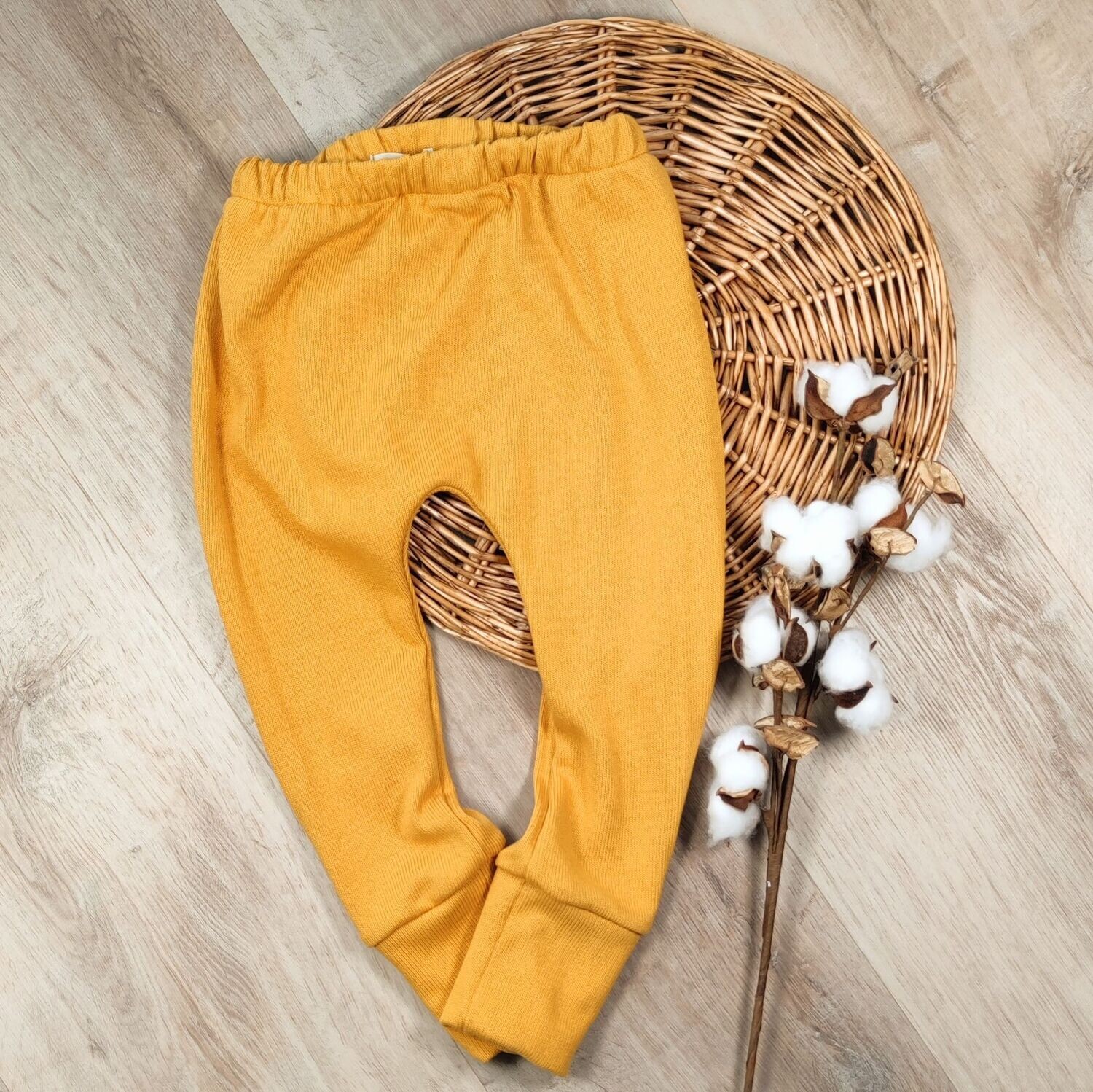 (Sofortkauf) Feinstrick Pants - Senf - Gr. 86/92