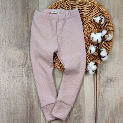 Waffel Leggings - Rosa