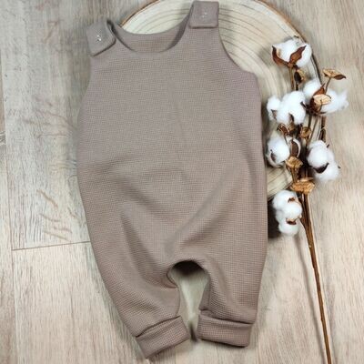 Romper - Waffelstrick Taupe