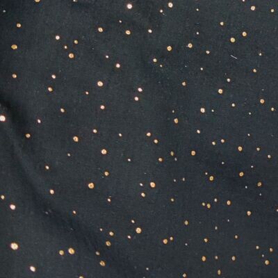 Halstuch - Musselin - Schwarz mit Goldpunkten - ca. 55x55 cm Halstuch - Musselin - Schwarz mit Goldpunkten - ca. 55x55 cm