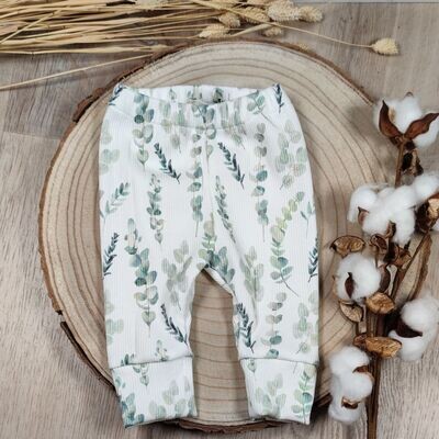 Rib Leggings - Eukalyptus