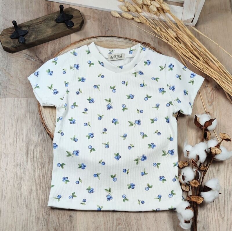 T-Shirt Rib Jersey - Blueberry 