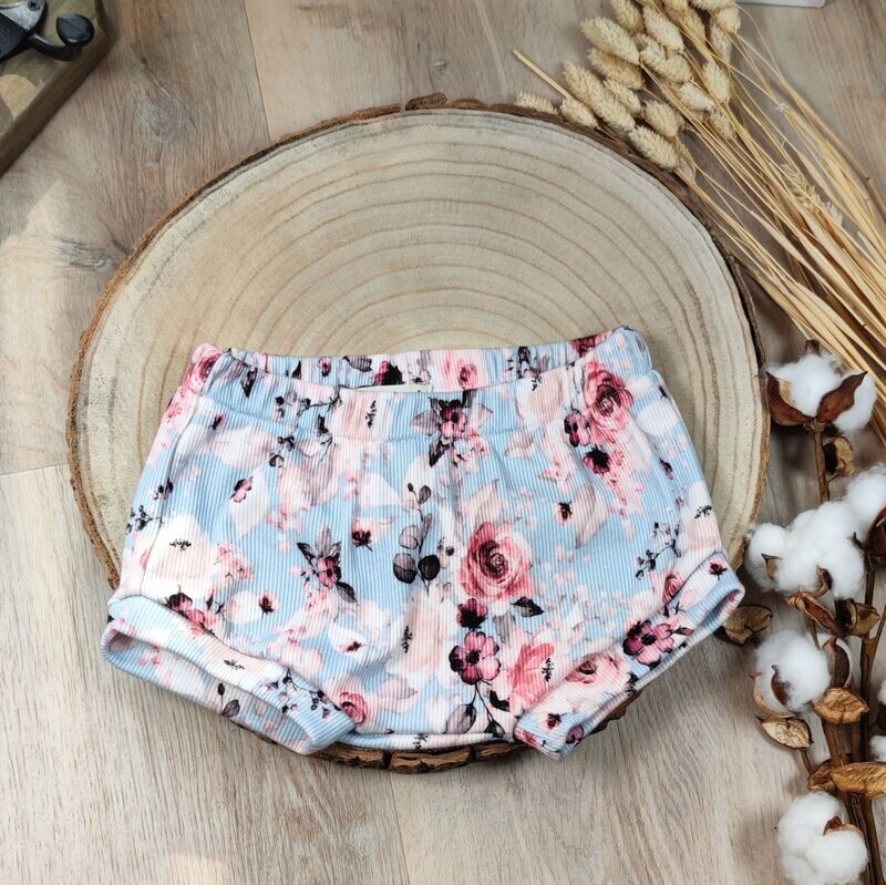 Bummie - Rib Jersey Rosentraum Blau
