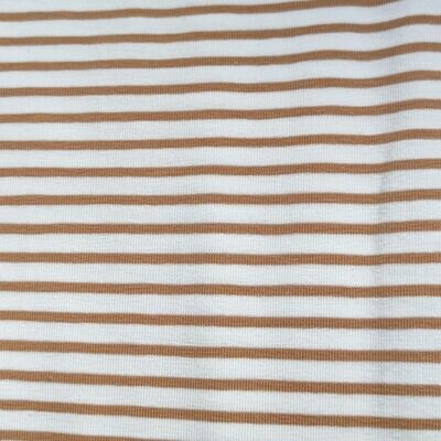 Shorts - Streifen Karamell