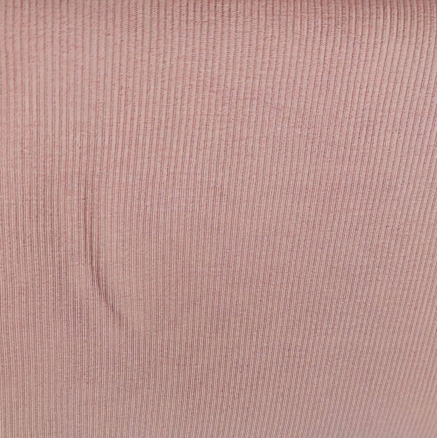 Tunika langärmelig - Rib Jersey Nude Rosa